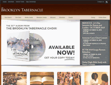 Tablet Screenshot of brooklyntabernacle.org